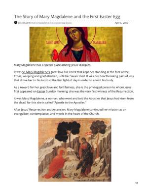 The Story of Mary Magdalene and the First Easter Egg