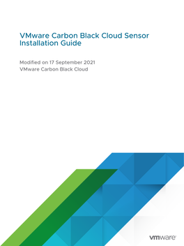 Vmware Carbon Black Cloud Sensor Installation Guide