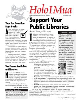Support Your Public Libraries