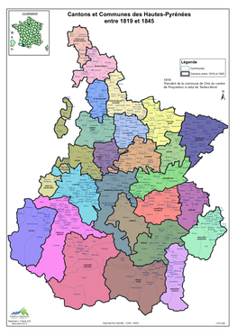 Cantons Et Communes Des Hautes-Pyrénées Entre 1819 Et 1845