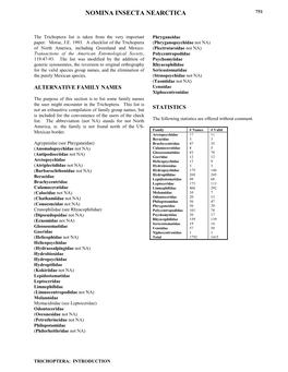 Morse, JE 1993. a Checklist of the Trichoptera of North