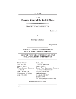 Technology Experts Amicus Brief