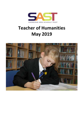 Teacher of Humanities May 2019