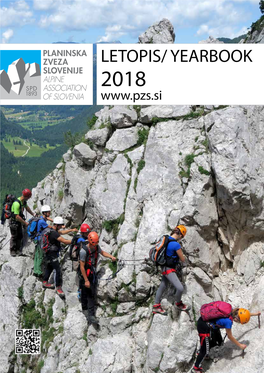 Letopis/ Yearbook 2018 Organigram Planinske Zveze Slovenije 2018