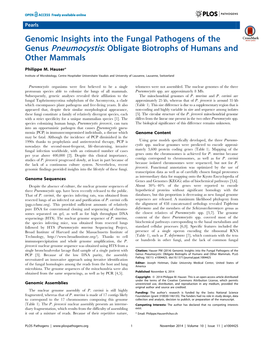 Obligate Biotrophs of Humans and Other Mammals