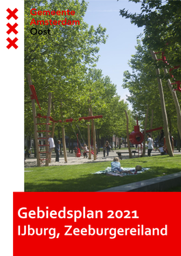 Gebiedsplan 2021 Ijburg Zeeburgereiland