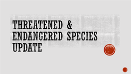 Endangered Species Act 2018