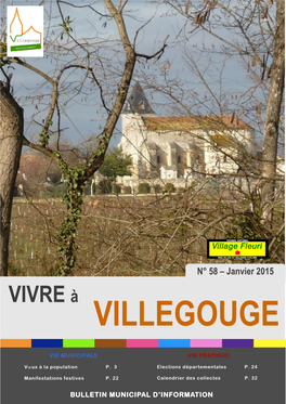 Vivre À Villegouge N° 58 - Janvier 2015