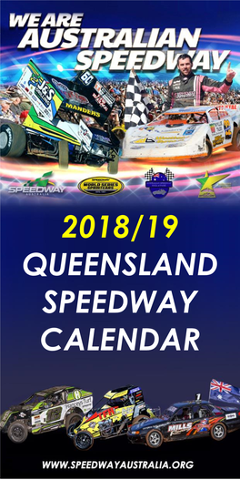 2018/19 Queensland Speedway Calendar