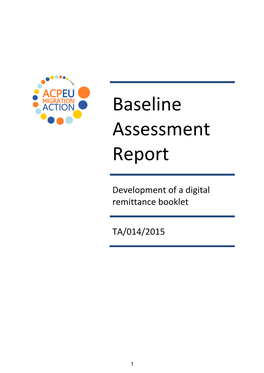 Baseline Assessment Report