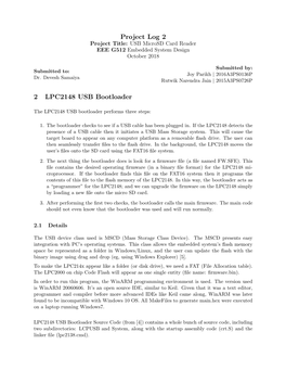 Project Log 2 2 LPC2148 USB Bootloader