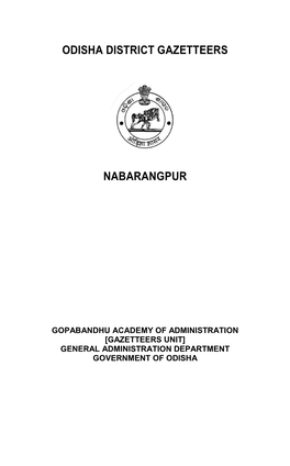 Odisha District Gazetteers Nabarangpur