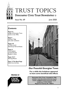 DCT Newsletter 69 June 2020