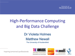 High Performance Computing and BD