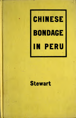 Chinese Bondage in Peru