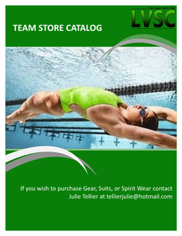 Team Store Catalog