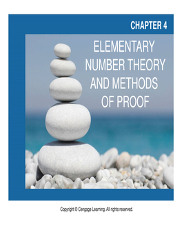 Elementary Number Theory and Methods of Proof