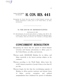 H. Con. Res. 441