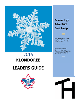 2015 Klondoree Leaders Guide