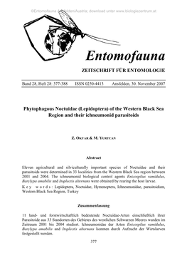 Entomofauna Ansfelden/Austria; Download Unter