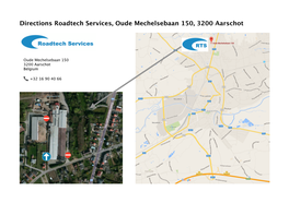 Directions Roadtech Services, Oude Mechelsebaan 150, 3200 Aarschot