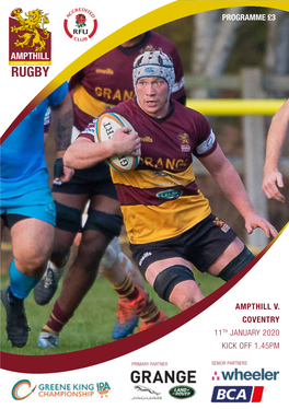 Ampthill V. Coventry 11Th January 2020