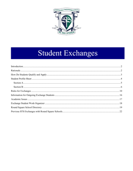 Student Exchanges