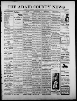 The Adair County News.: 1903-02-04