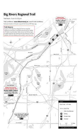 Big Rivers Regional Trail Trailhead Open Trail Hours: 5 A.M