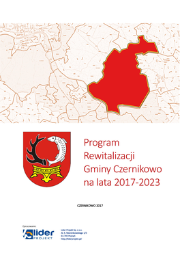 Program Rewitalizacji Gminy Czernikowo Na Lata 2017-2023