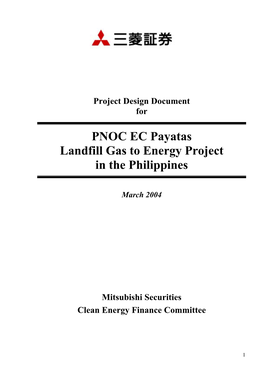 Payatas Landfill Gas to Energy Project in the Philippines
