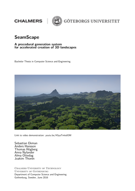 Seamscape a Procedural Generation System for Accelerated Creation of 3D Landscapes