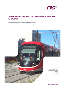 Canberra Light Rail – Commonwealth Park to Woden