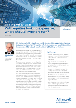 With Equities Looking Expensive, Where Should Investors Turn?