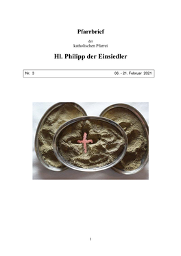 Hl. Philipp Der Einsiedler