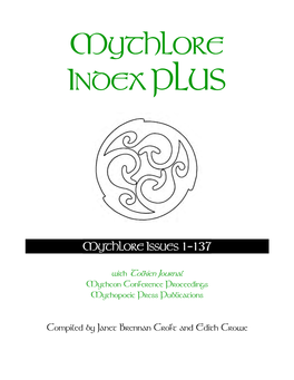 Mythlore Index Plus