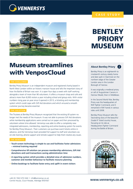 Bentley Priory Museum