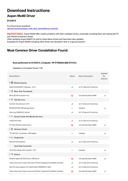 Aopen Mx46l Driver 8/13/2015