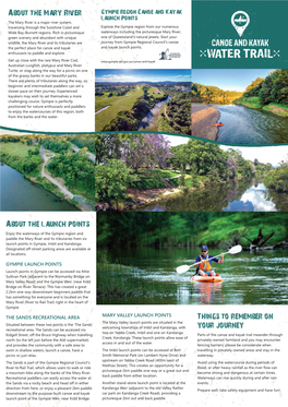 Gympie Region Canoe and Kayak Launch Points