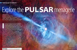 Exploring Pulsars