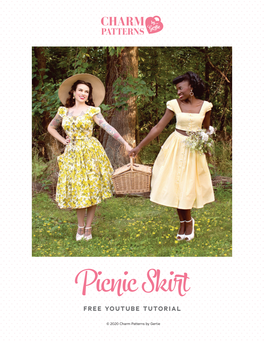 Picnic Skirt FREE YOUTUBE TUTORIAL