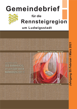 Gemeindebrief Rennsteigregion Um Ludwigsstadt Um Für Die