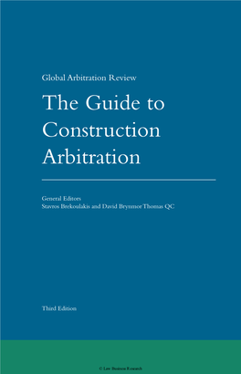 The Guide to Construction Arbitration