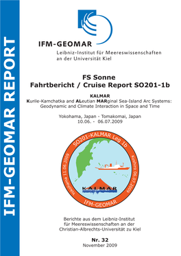 Ifm-Geomar Report