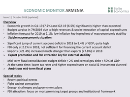 Download Economic Monitor Armenia