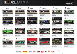 Round 2 Monza Endurance Cup - Spotter Guide