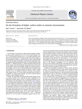 On the Formation of Higher Carbon Oxides in Extreme Environments