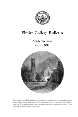 2010-2011 Bulletin