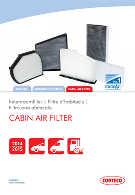 Corteco Cabin Air Filter Catalogue