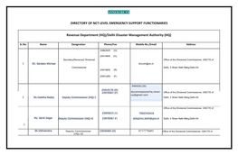 Delhi Disaster Management Authority (HQ)